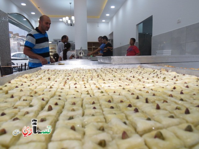 حلويات عبد الهادي الناصرة يفتتح فرعه الجديد بحضور المئات من اهالي كفرقاسم والمنطقة